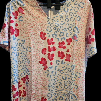 animal-print-v-neck-t-shirt