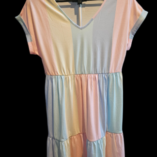 pastel-striped-midi-dress