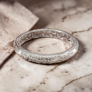 etched-silver-bangle